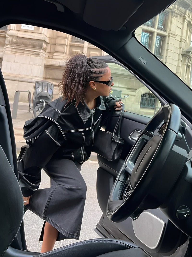 Tilde - oversized kontrastjacka