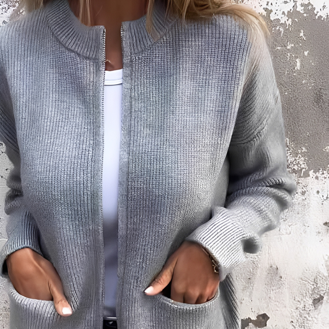 Noelle - bomullsstickad cardigan