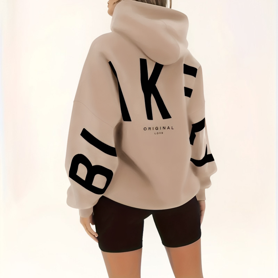 Hannah – varm hoodie med stilrent mönster