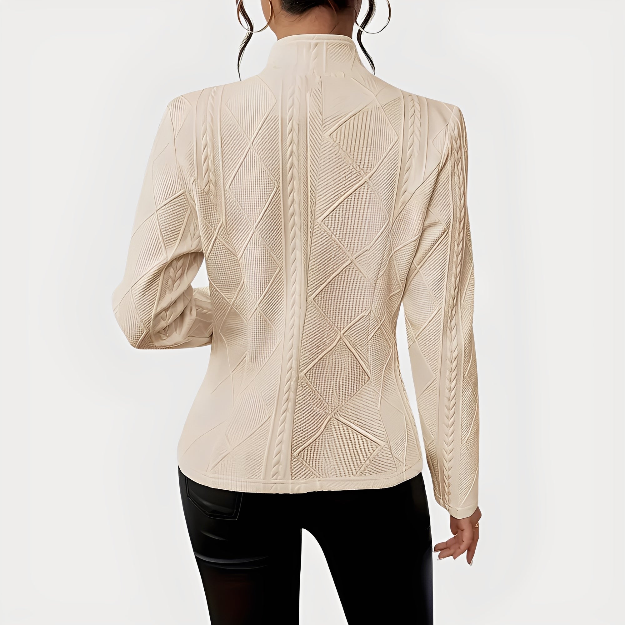 Olivia - elegant kavaj med struktur