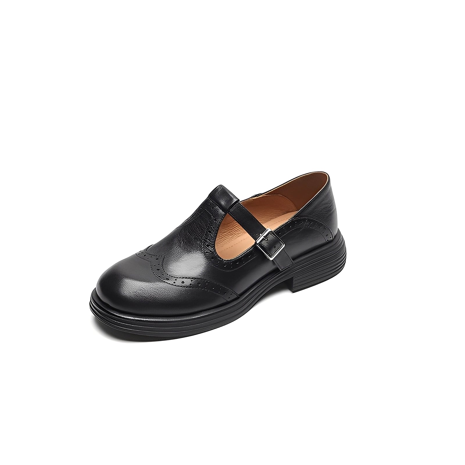 Elva - eleganta Mary Janes i läder