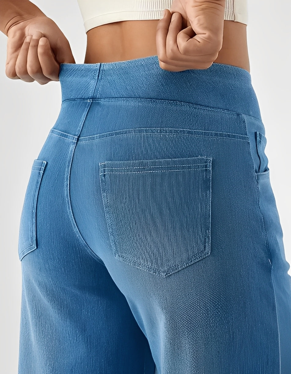 Varda – elastiska och bekväma byxor med hög midja