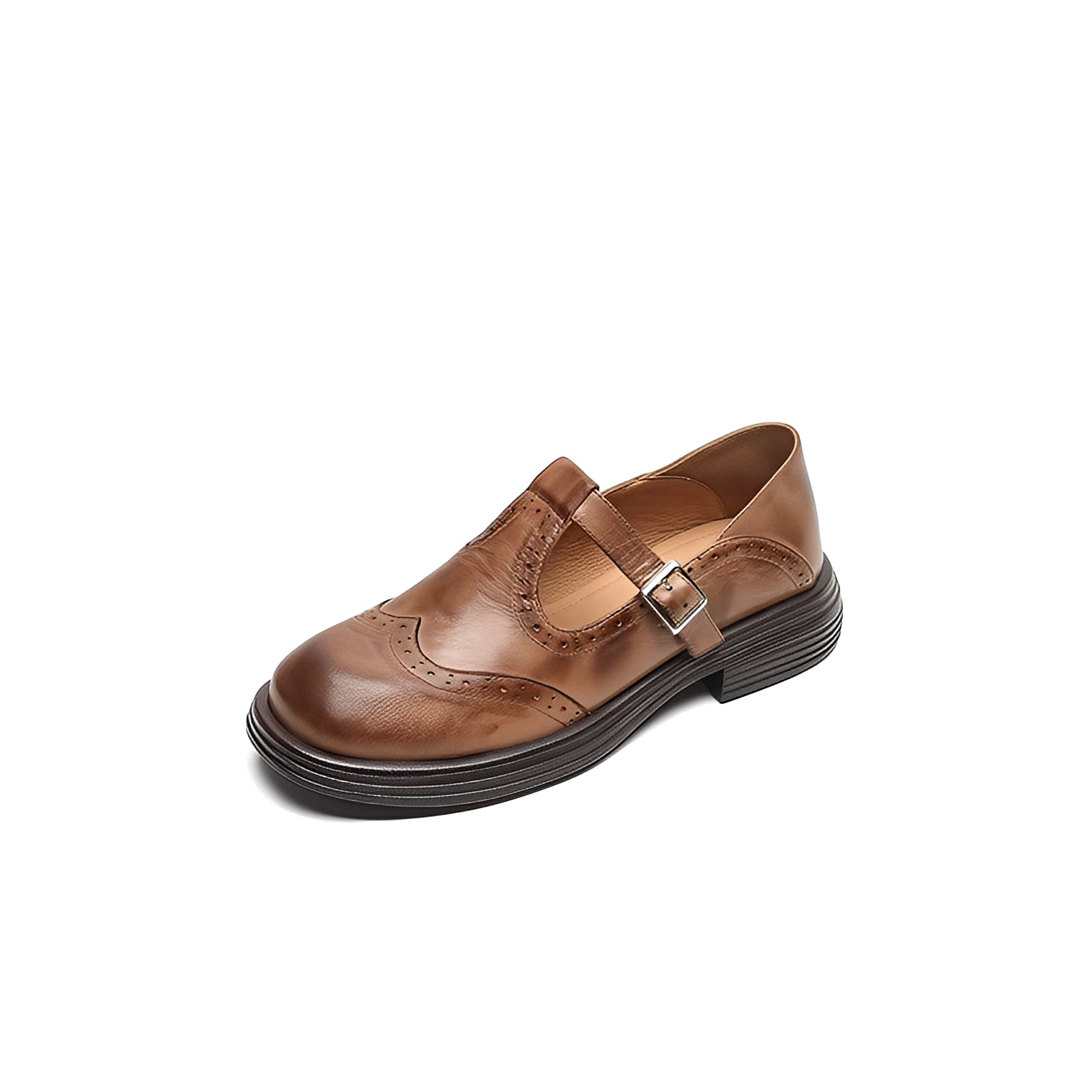Elva - eleganta Mary Janes i läder