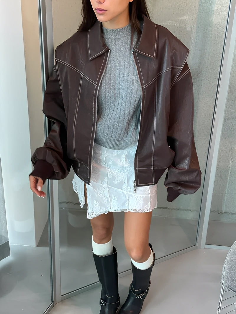 Tilde - oversized kontrastjacka