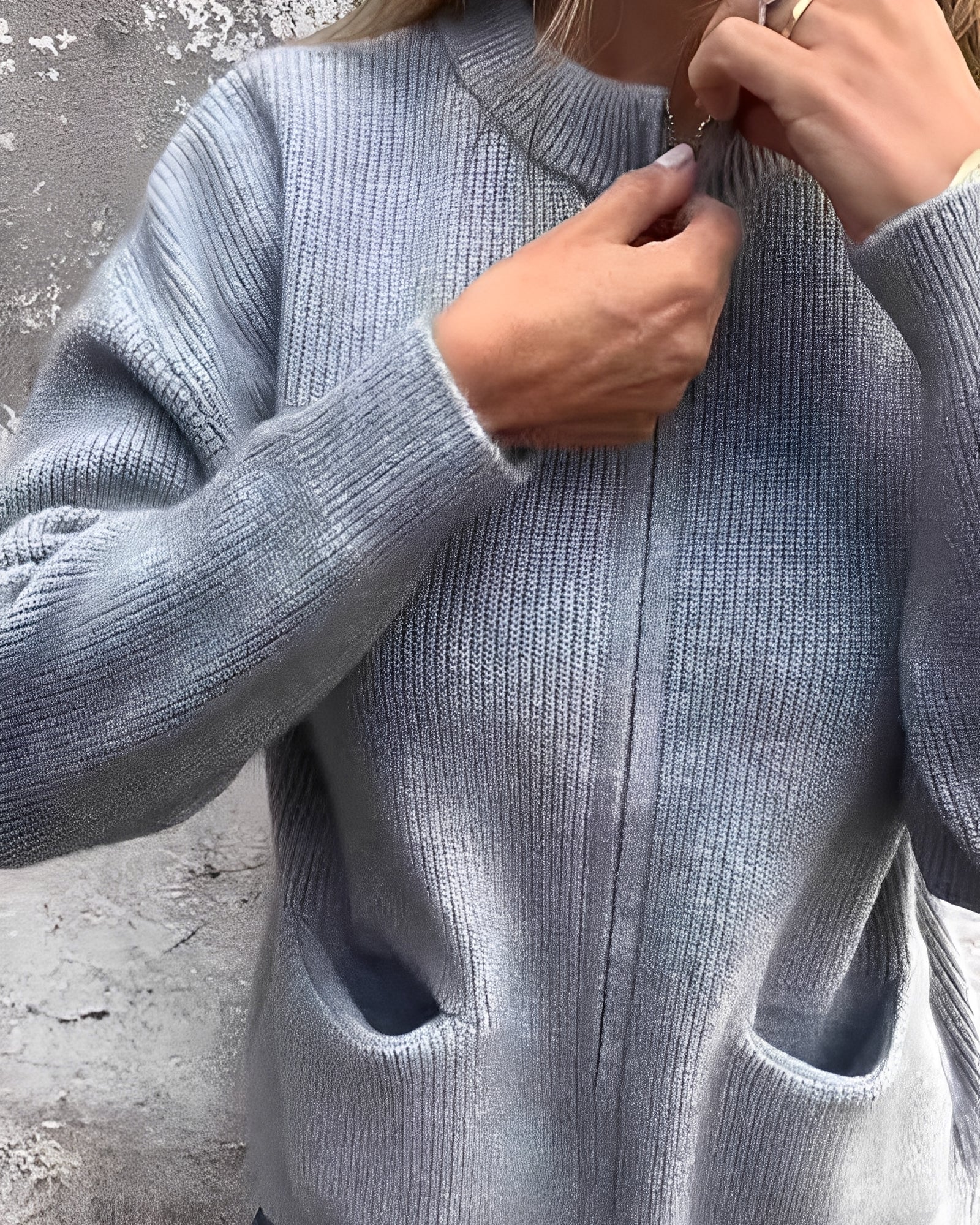 Noelle - bomullsstickad cardigan