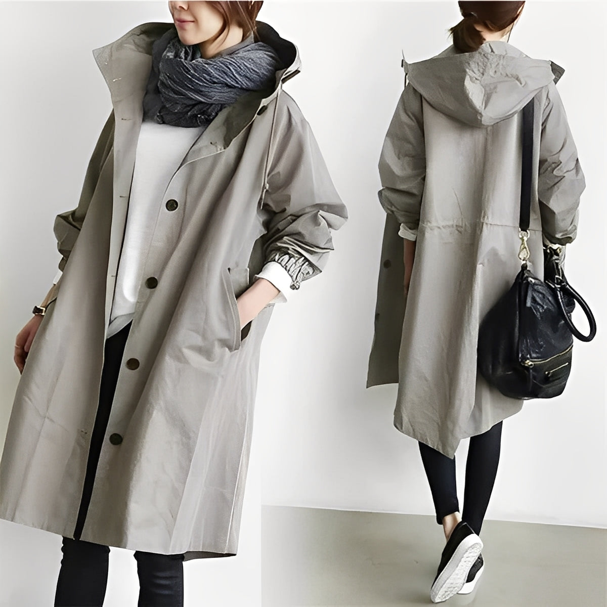 Dorothee - stilig trenchcoat