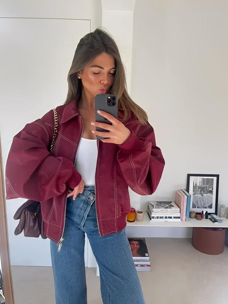 Tilde - oversized kontrastjacka